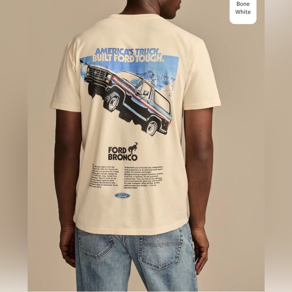 Ford Bronco Tan Graphic Tee